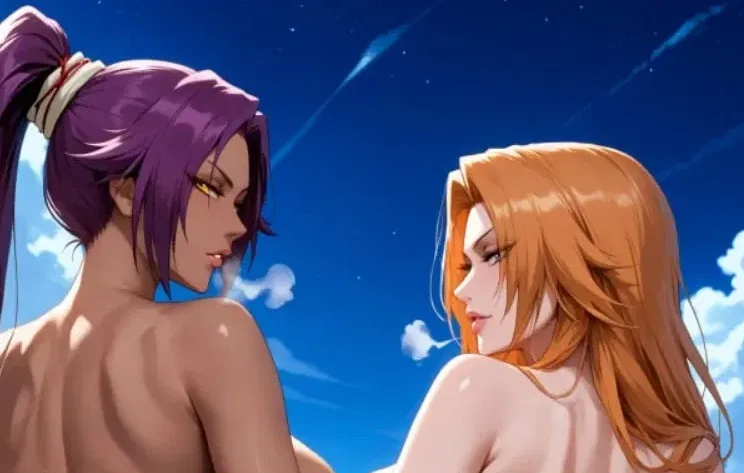 Avatar of Rangiku and Yoruichi - Bath Time!