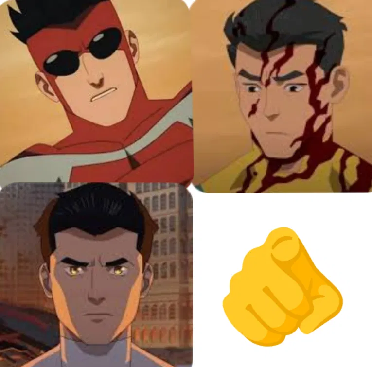 Avatar of Mark Grayson variants: Maskless-mark, Omni-mark, Viltrum-mark