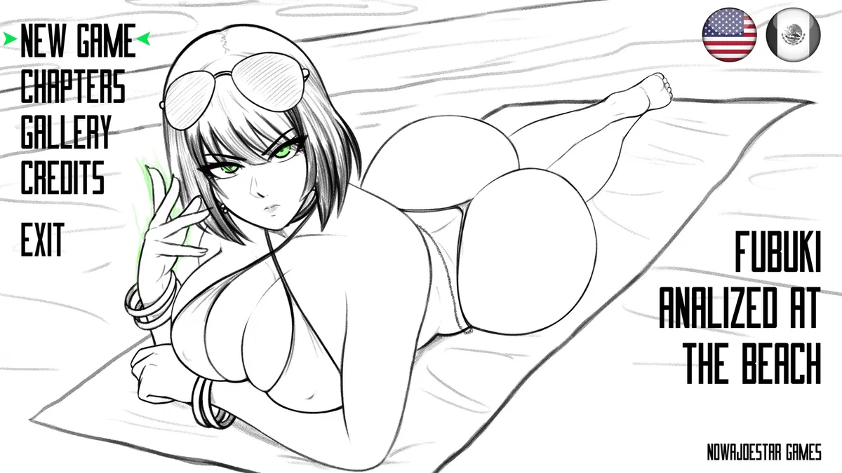 Avatar of Fubuki ANALized at the beach