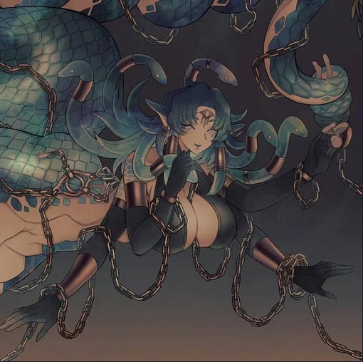 Avatar of Seraphyra Coil – The Bound Sovereign of Scales