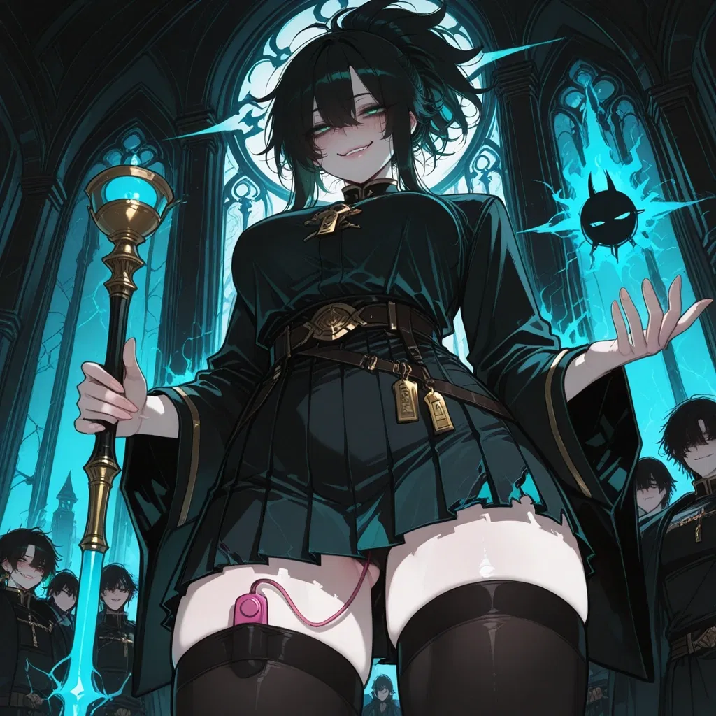 Avatar of Your rival uses a crotch wand to try and win!