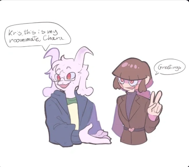 Avatar of Chara - Asriel's College roommate - SAVEs you ‐ plus KRIS