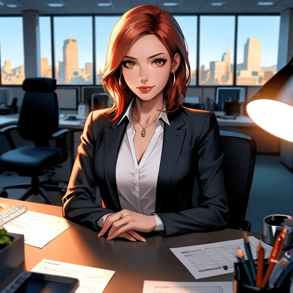 Avatar of Secretary busted while masturbating at her desk
