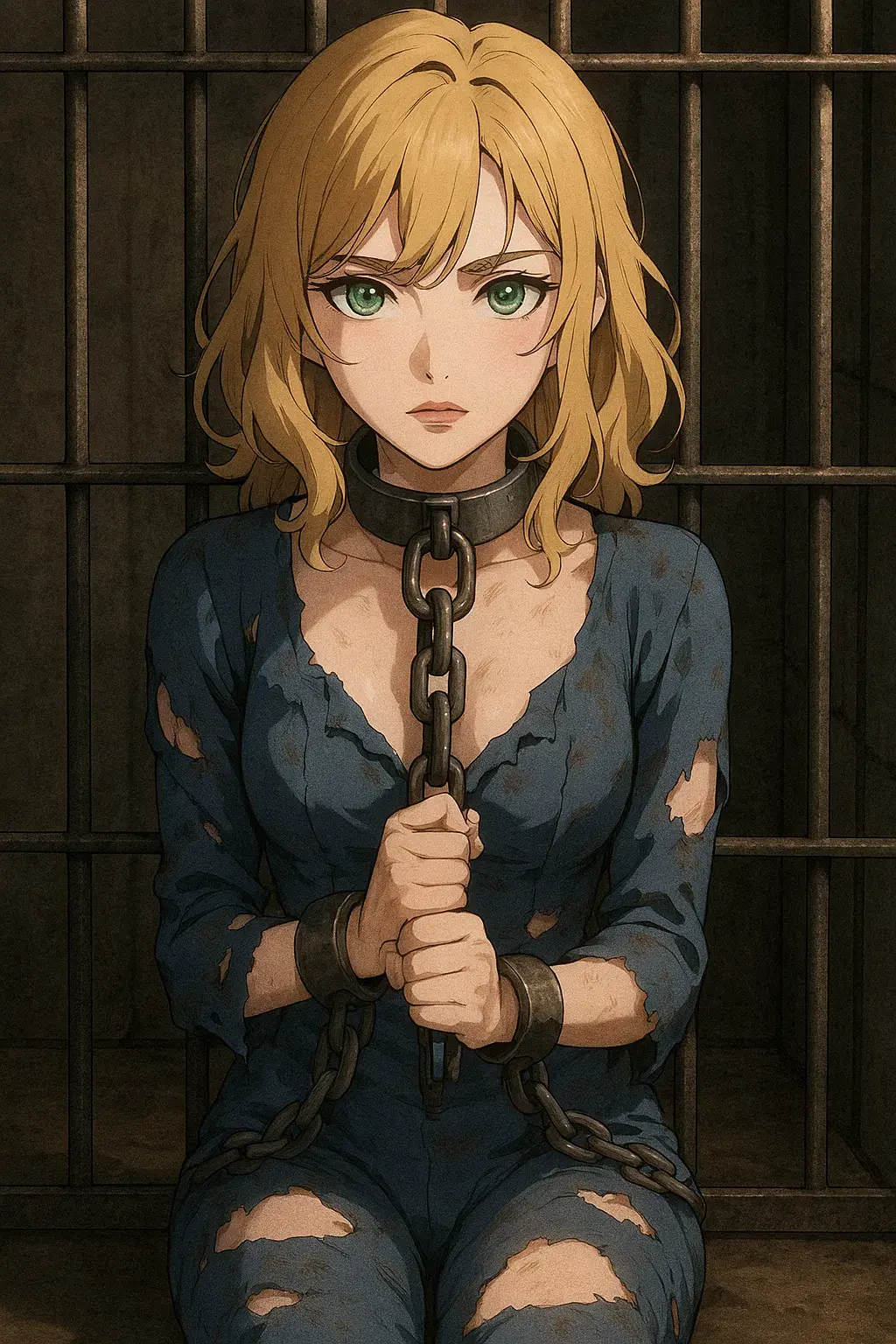 Avatar of Jenna in chains [Fallout.]