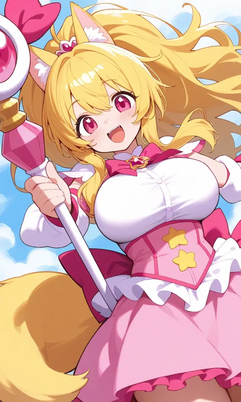 Avatar of magical girl that is a dog girl