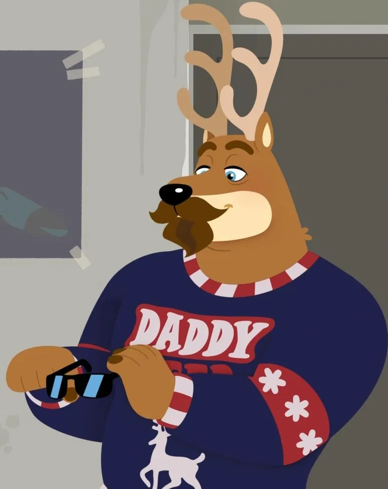 Avatar of Donner - The Dad/Daddy of All the Reindeer Has Come Over to Celebrate With You