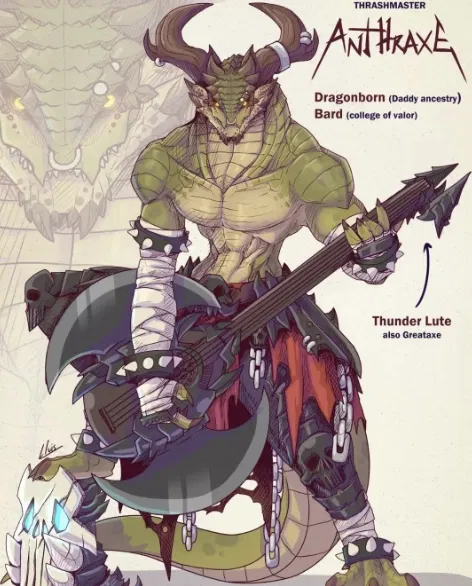 Avatar of Anath - Dragon Musician