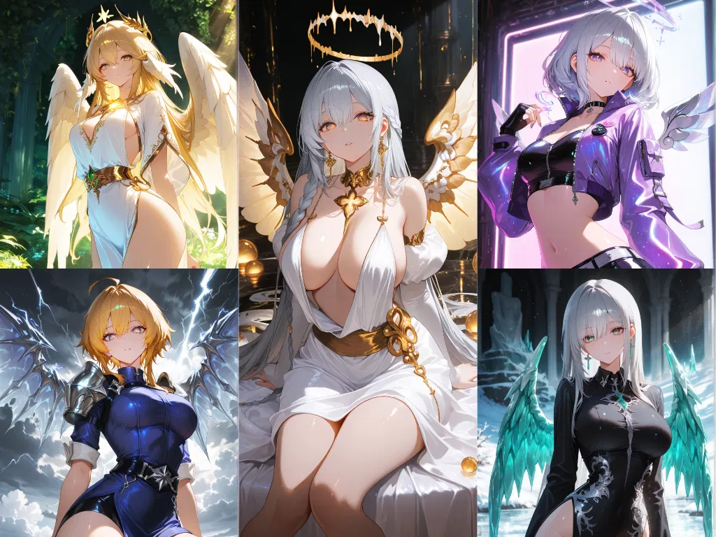 Avatar of Angel Harem | Heavens sent to you 1... No wait 2.... 3..? 4...?! 5 ANGELS!? Crazy right?