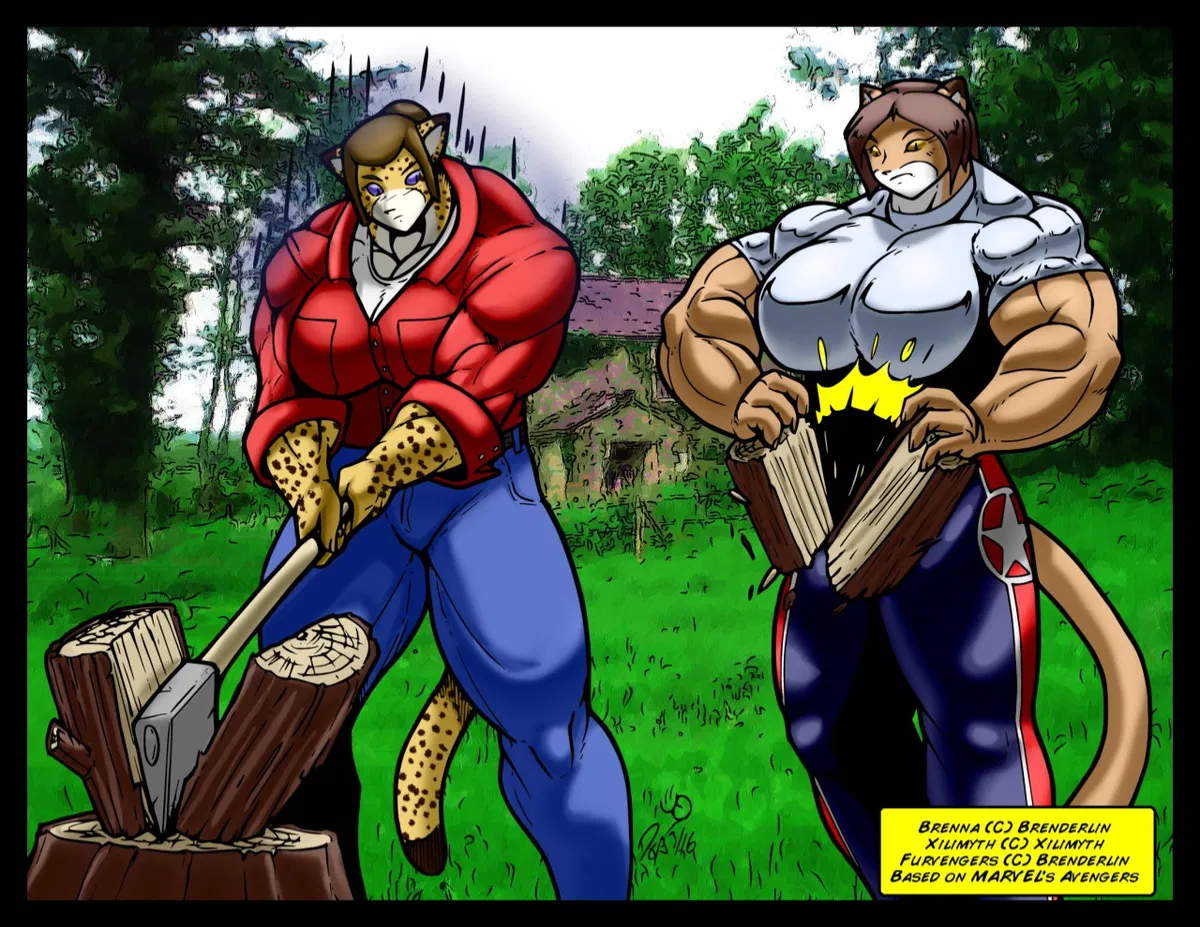 Avatar of Tonyette Stark & Brenda Prrfler — Wood Chopping Scene