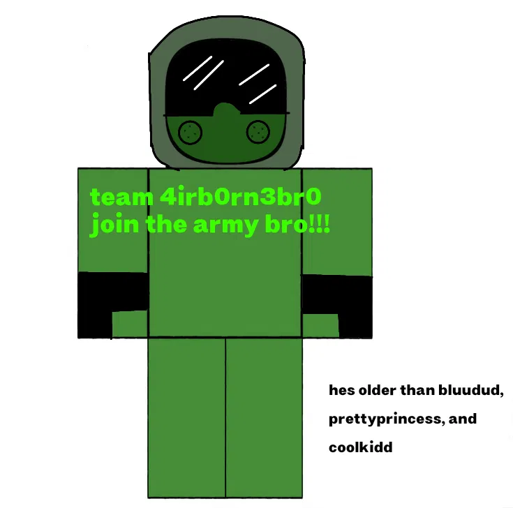 Avatar of airborne bro (my oc btw) 
