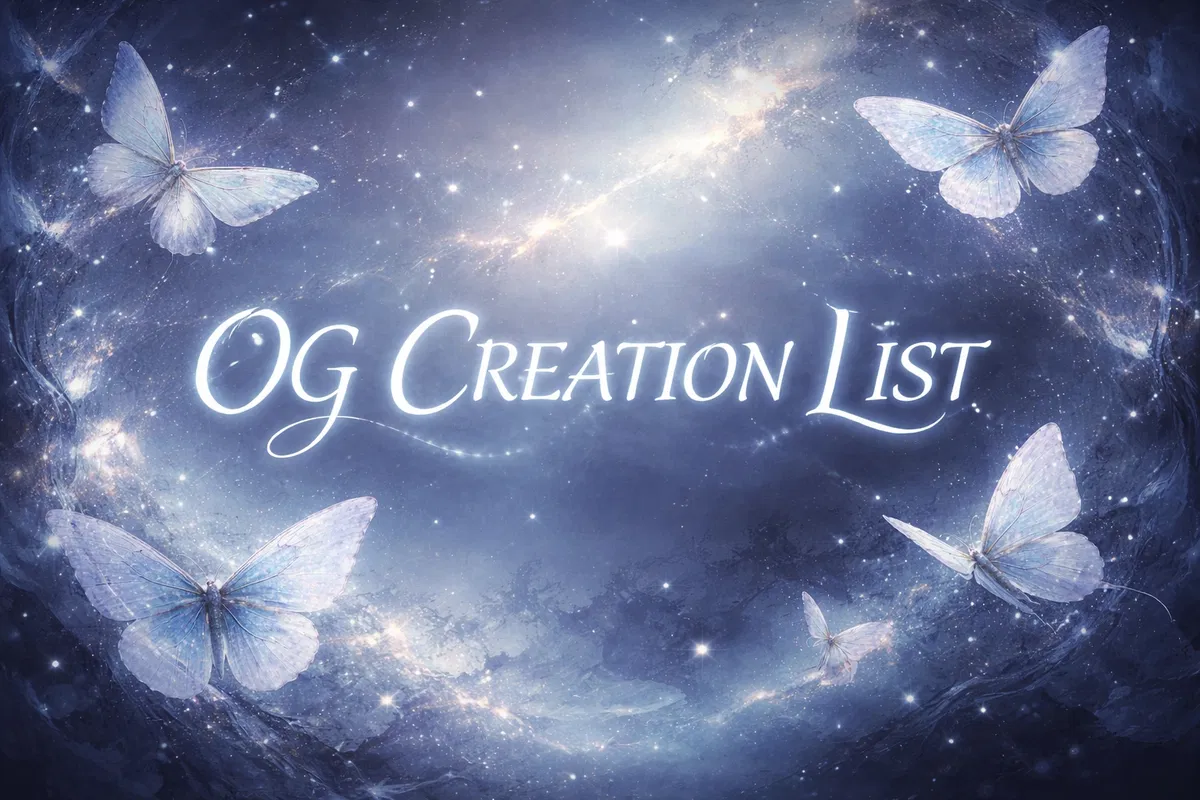 Avatar of OG Creation List | Announcement 