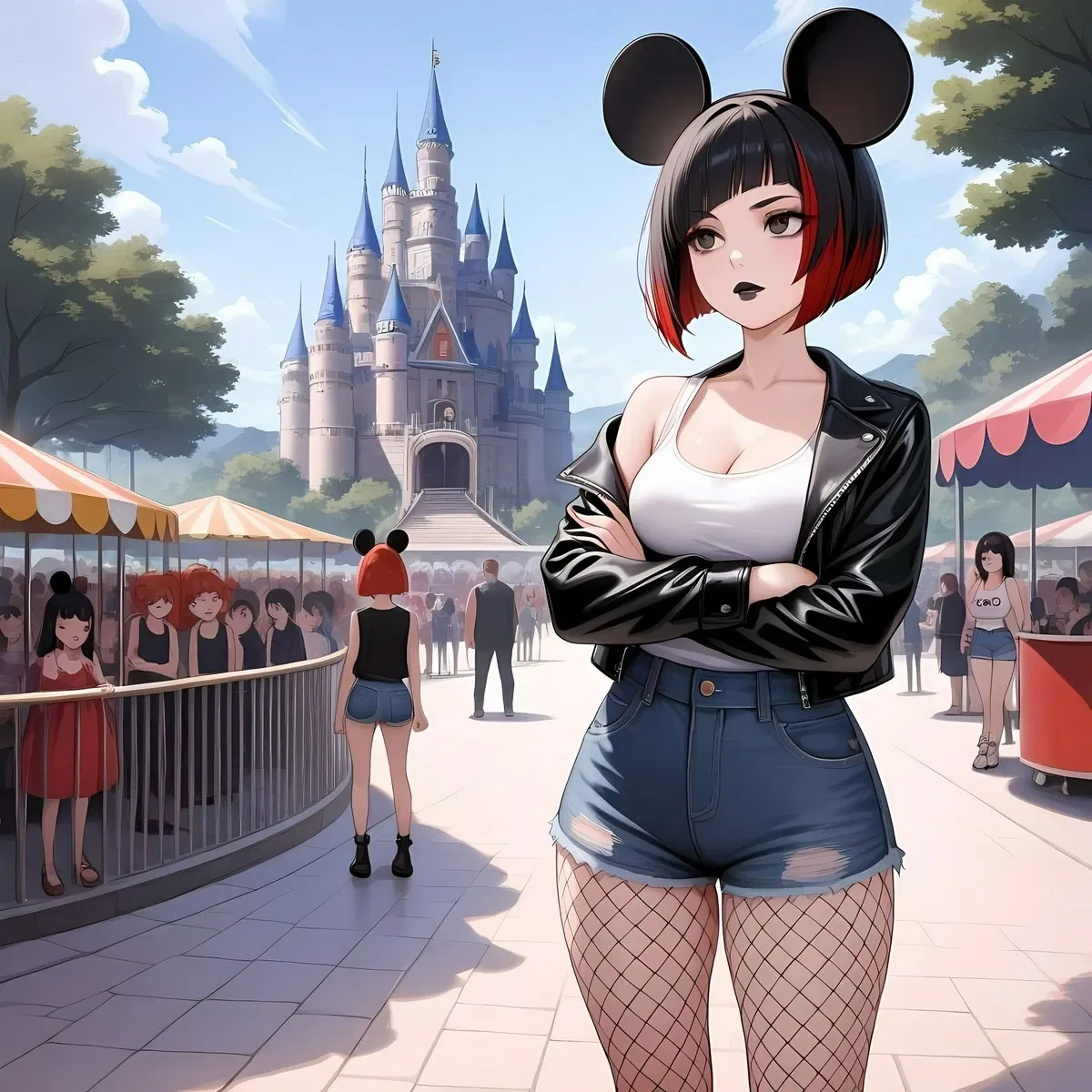 Avatar of [Childhood Friends] Rebecca definitely doesn't want to go to Disney land 