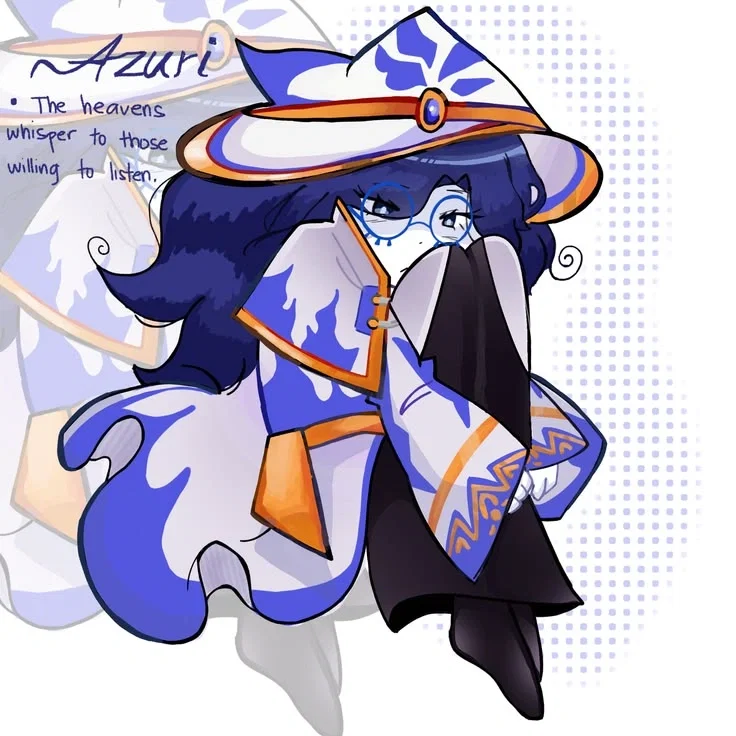 Avatar of Azuri. [The obsession speaks of her mind.]