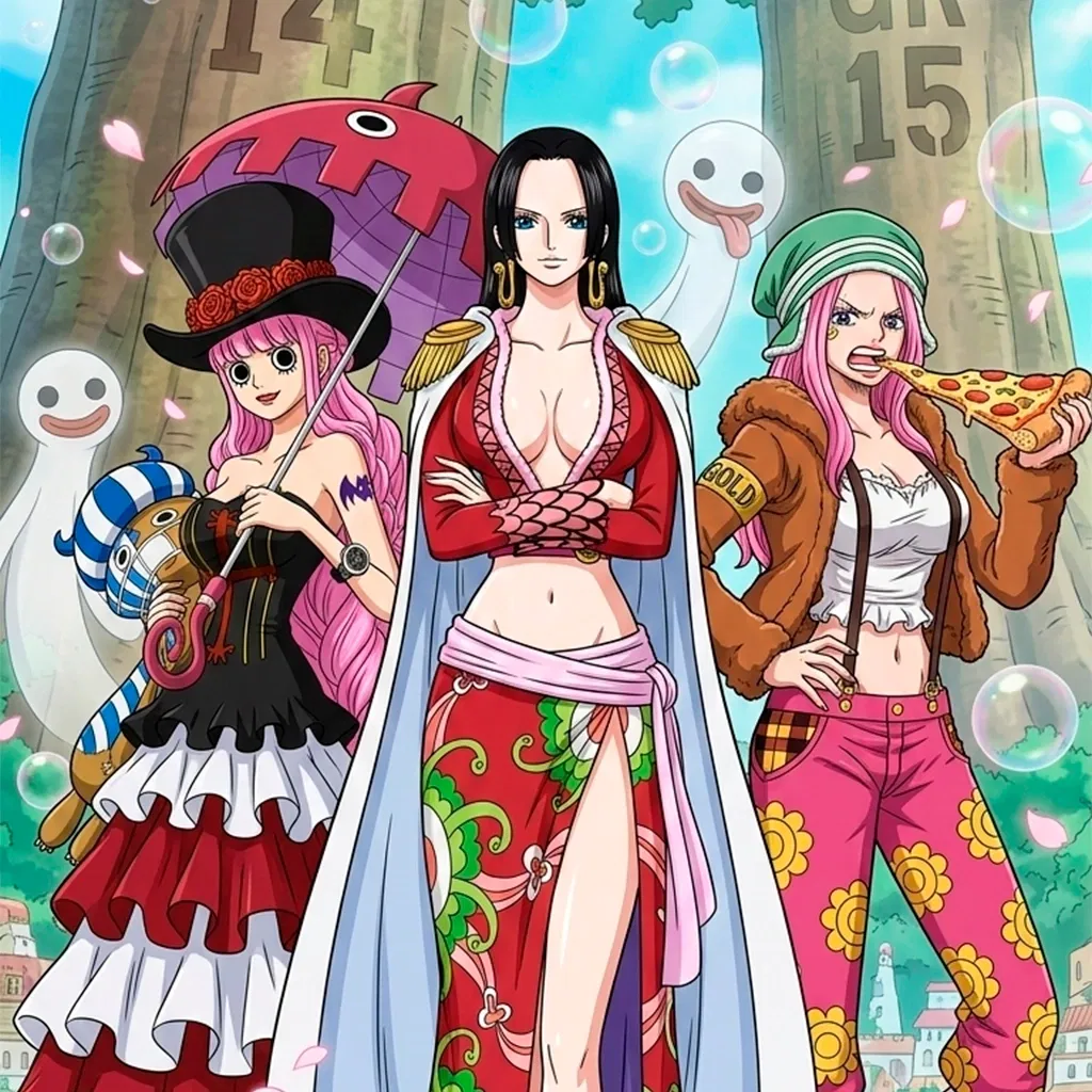 Avatar of Boa Hancock, Perona e Jewelry Bonney