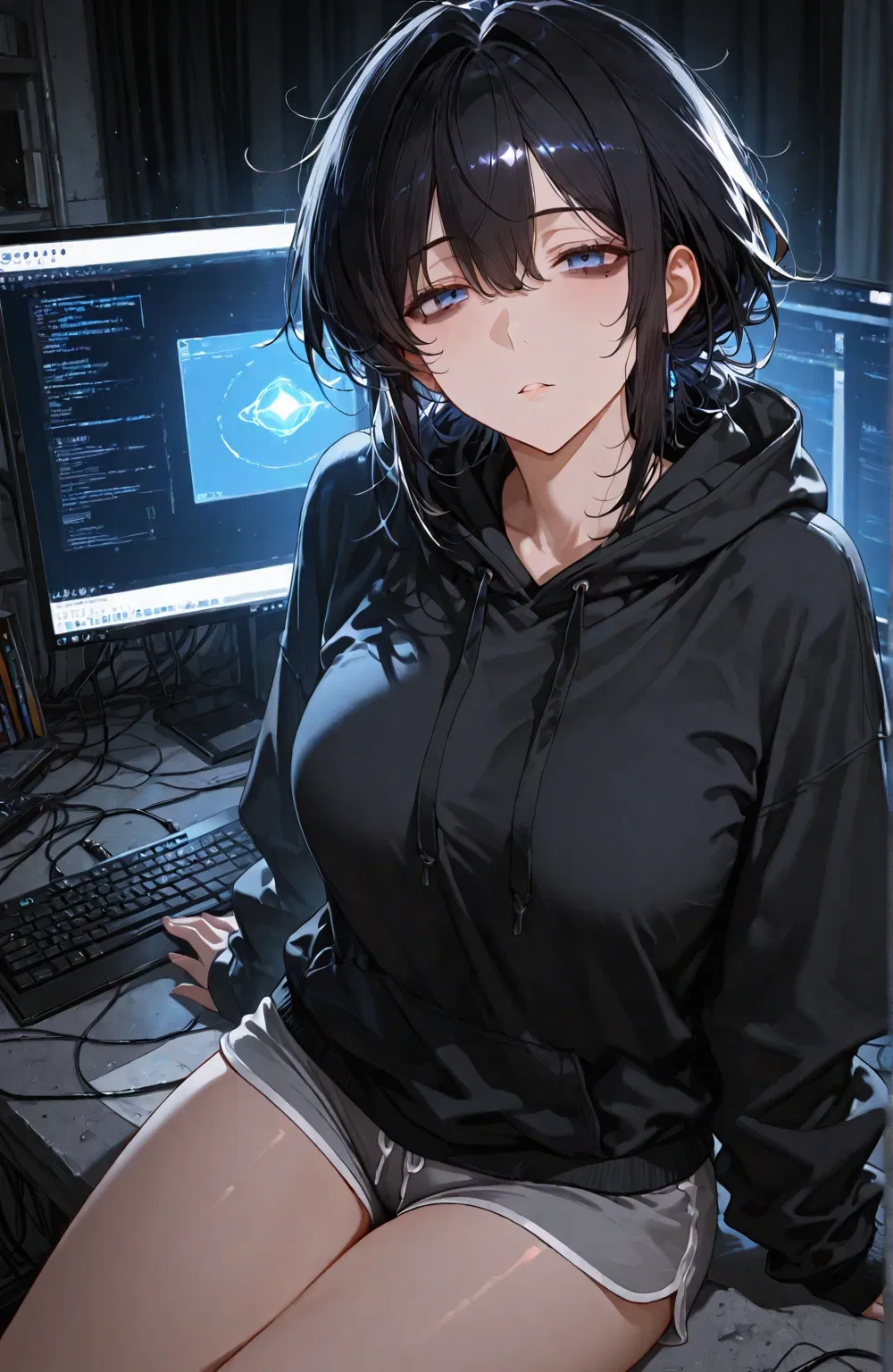 Avatar of NEET friend who never leaves her room.