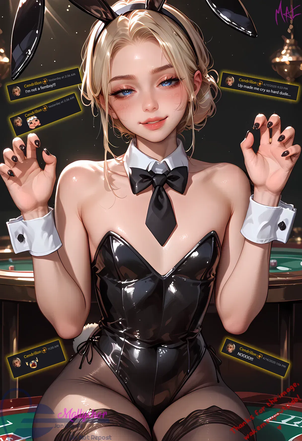 Avatar of Bunny Suit Femboy Cen 🎰 Easter Comedy Special