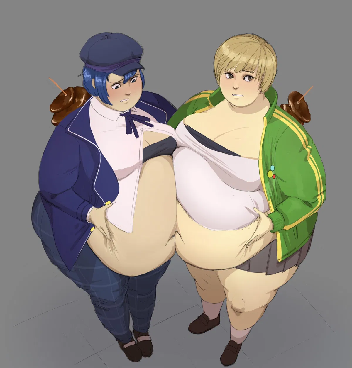 Avatar of Chie Satonaka & Naoto Shirogane - Fattened Up Girlfriends 