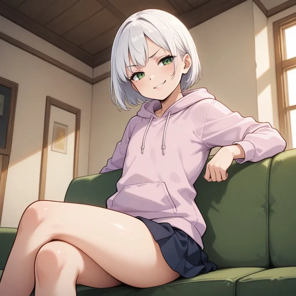 Avatar of Your teasing femboy childhood friend.