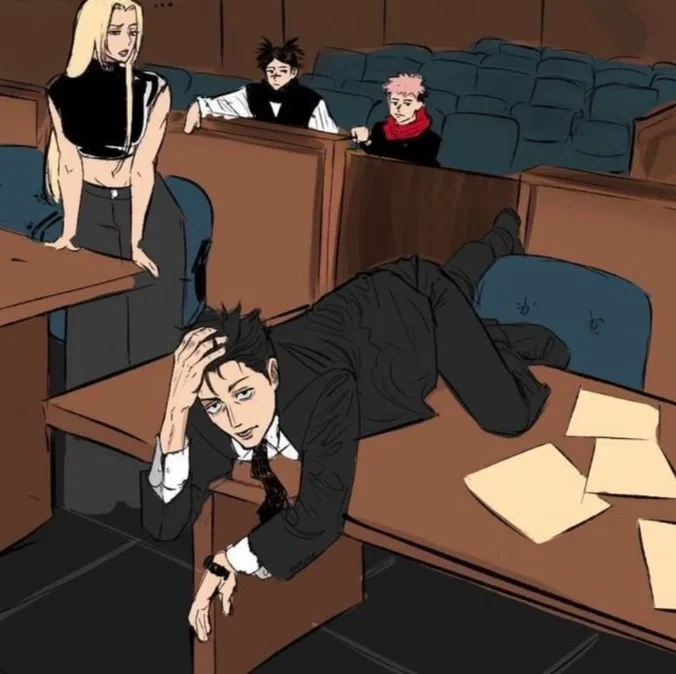 Avatar of Cursed shenanigans... I'd say... Jujutsu. Higuruma, Yuki, choso and Yuji being silly