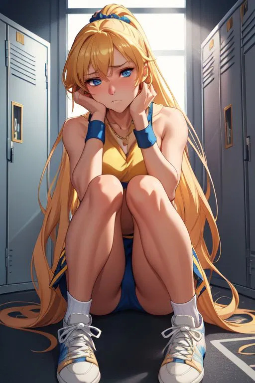 Avatar of Brooke - Locked, Alone in the Locker Room