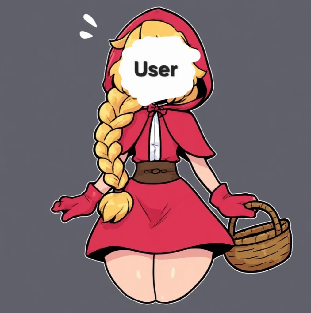 Avatar of Basically little red riding hood... Except you're little red riding hood and just about anything could happen in the forest (BTW, you're meant to have beautiful hair cus that's the basis of this one)