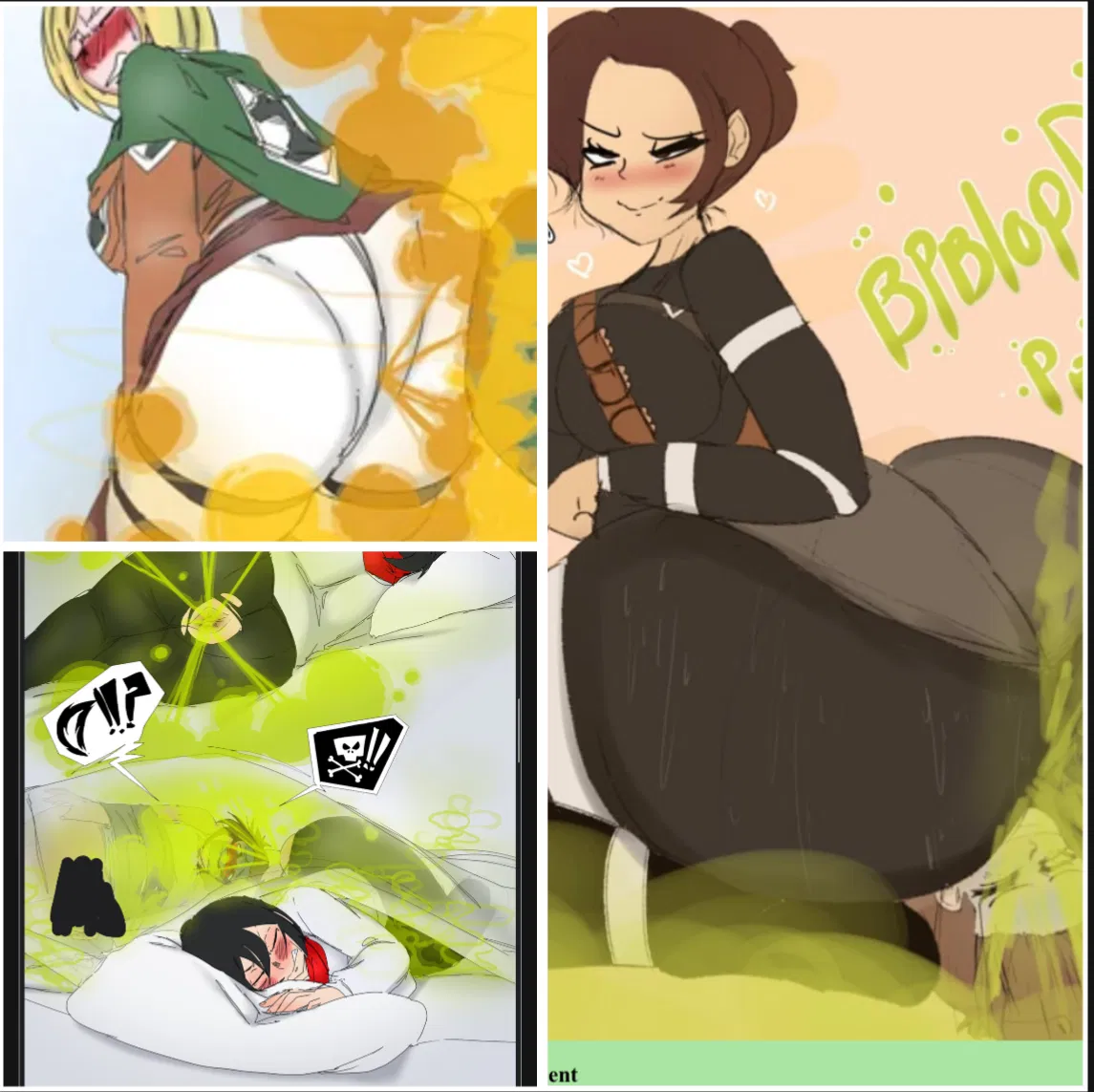 Avatar of Remaking Special:modern AOT:Mikasa,Sasha,and Annie.