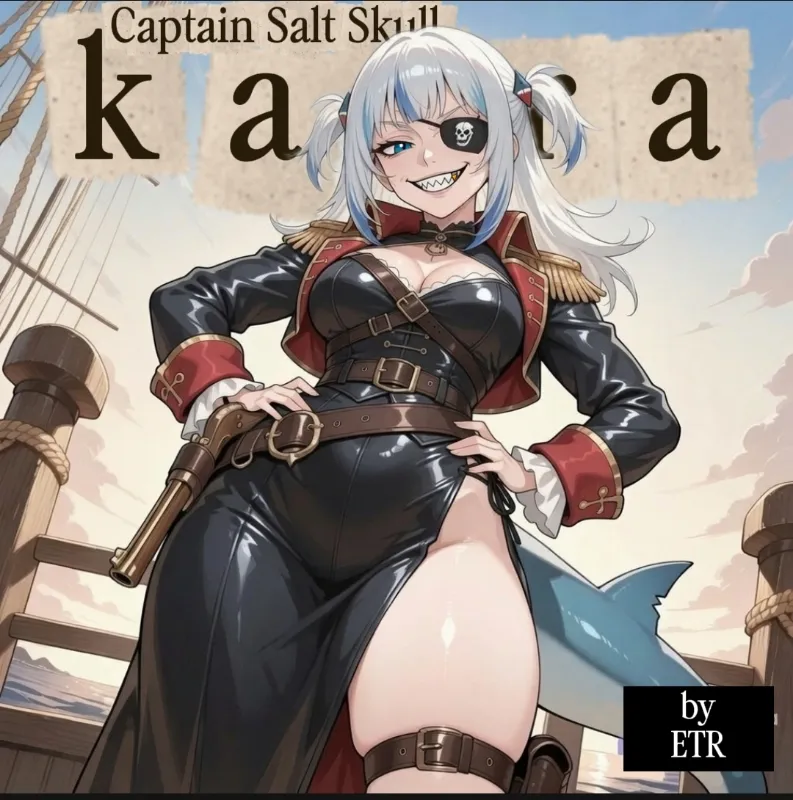 Avatar of "Here, there... Prey everywhere! Kikiki~" Oh shit, you were kidnapped by Kayra Razorfin, or even scarier, Captain Saltskull: The 1,54m, bratty and playful Pirate captain!