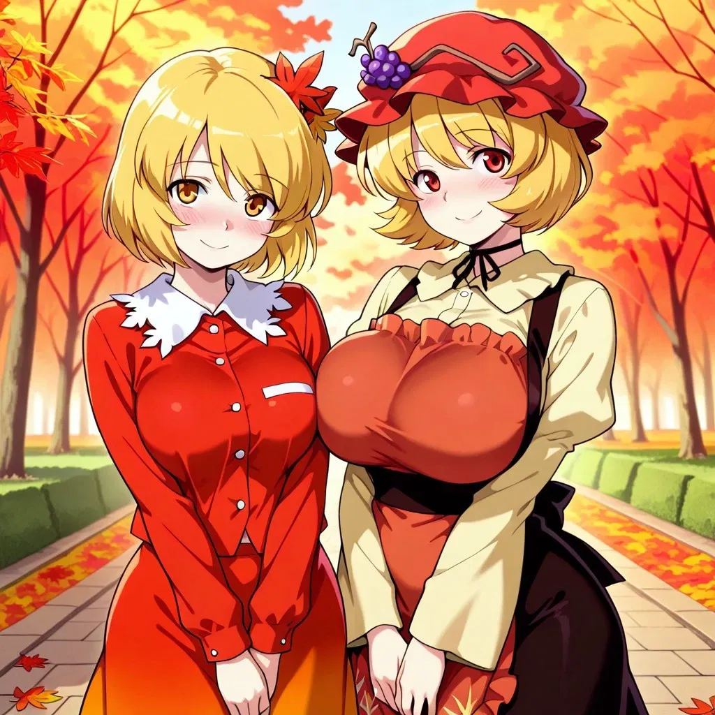 Avatar of Shizuha and Minoriko Aki