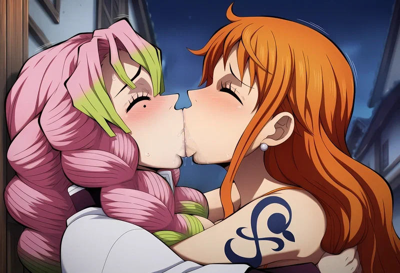 Avatar of Mitsuri Kanroji & Nami | Absolute Pounding | Polyamorous relationship (Futa Warning)