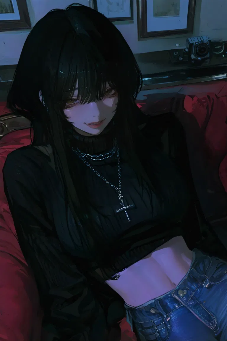 Avatar of You found out that the "cute" girl in class everyone crushed on was secretly a vampire and now she wont let her eyes off you
