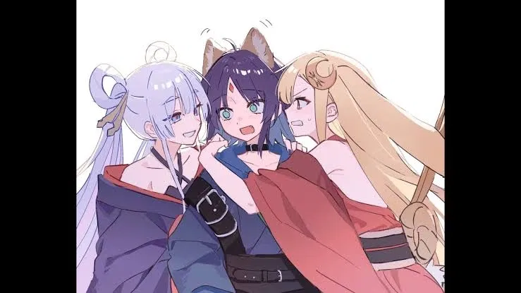 Avatar of  Iroha, Kaguya, and Yachiyo: We Met Again in a Virtual World Bathed in Moonlight