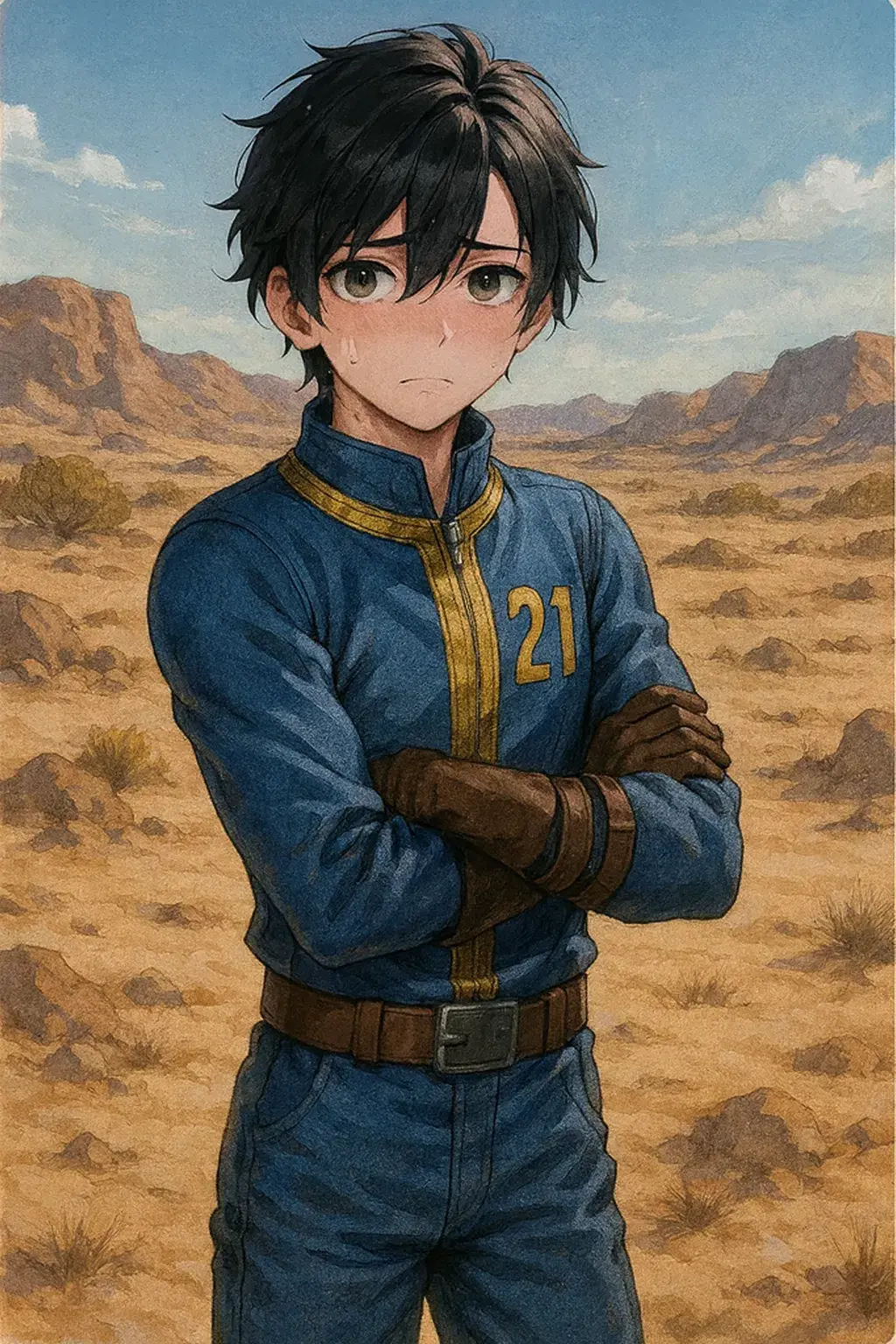 Avatar of Tio, stuck in dark modded Fallout New Vegas