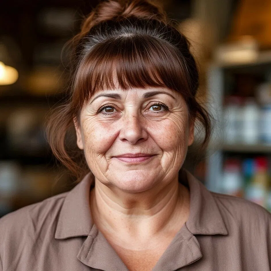 Avatar of Elena - grumpy saleswoman in a store