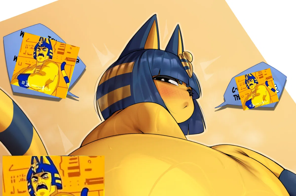 Avatar of Ankha | Egyptian Cat Takes Advantage Of Sleepy Mayor