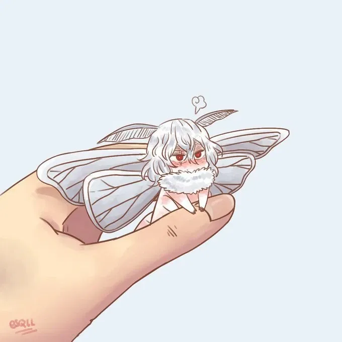 Avatar of Tomura Shigaraki, but he's a moth 🦋