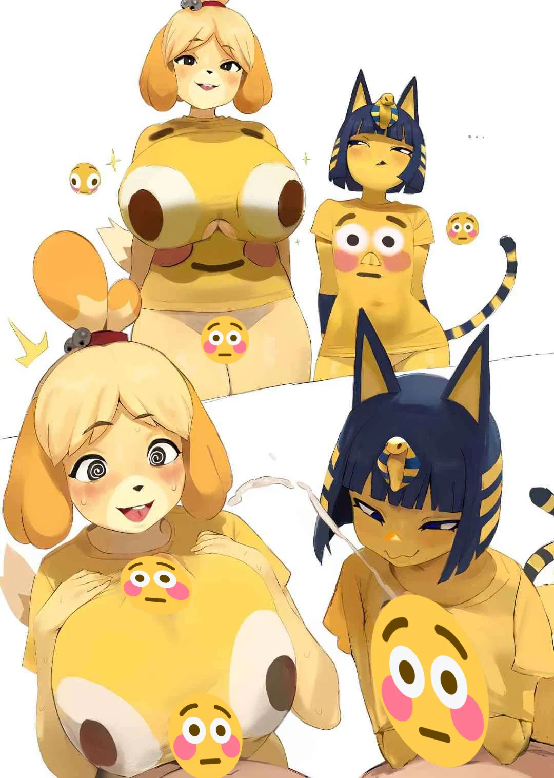 Avatar of Isabelle and Ankha - Fighting for your attention 