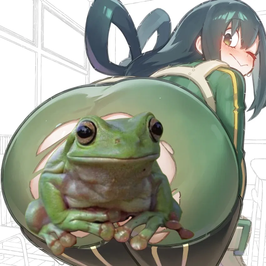 Avatar of Asui Tsuyu(MHA/BNHA) - Her Hero Suit Rips During Battle