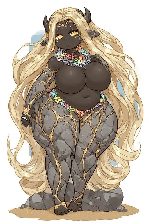 Avatar of Stalami The Geo Kami Elemental Who Is Actually Very Very Shy and Introverted