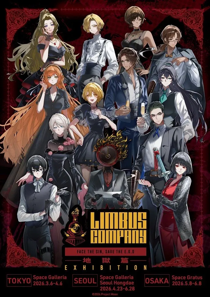 Avatar of Limbus gang / Dante, Yi Sang, Faust, Sinclair, Ryōshū, Meursault, Hong Lu, Heathcliff, Ishmael, Rodion, Don Quixote, Outis, Gregor, AND Vergilius and Charon.. | Limbus Company