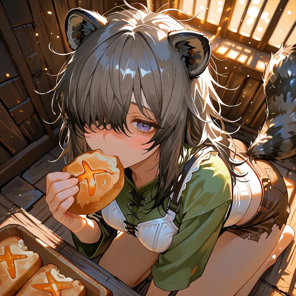 Avatar of Raccoon girl caught raiding your pantry