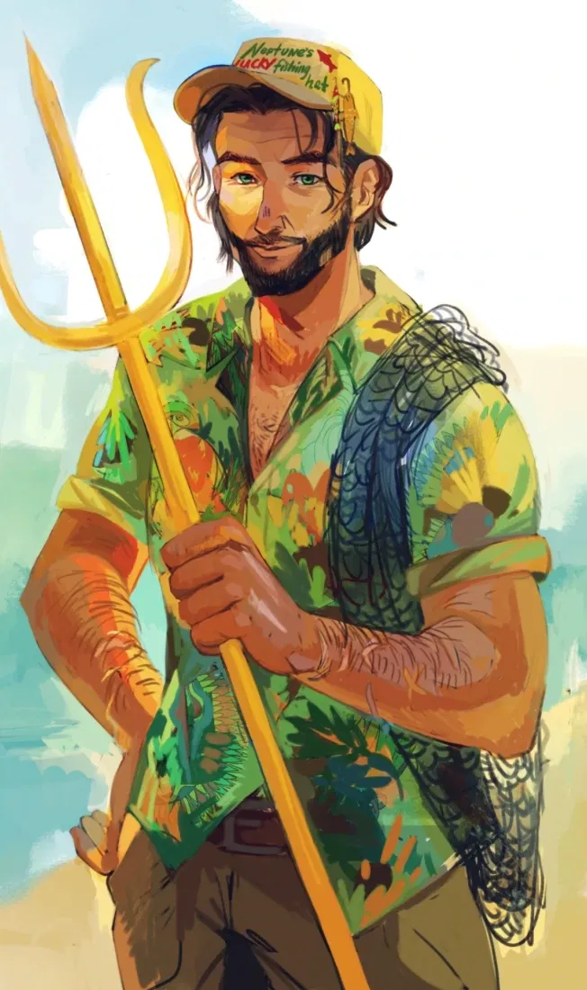 Avatar of Poseidon, God of The Sea, Earthquakes, and Horses