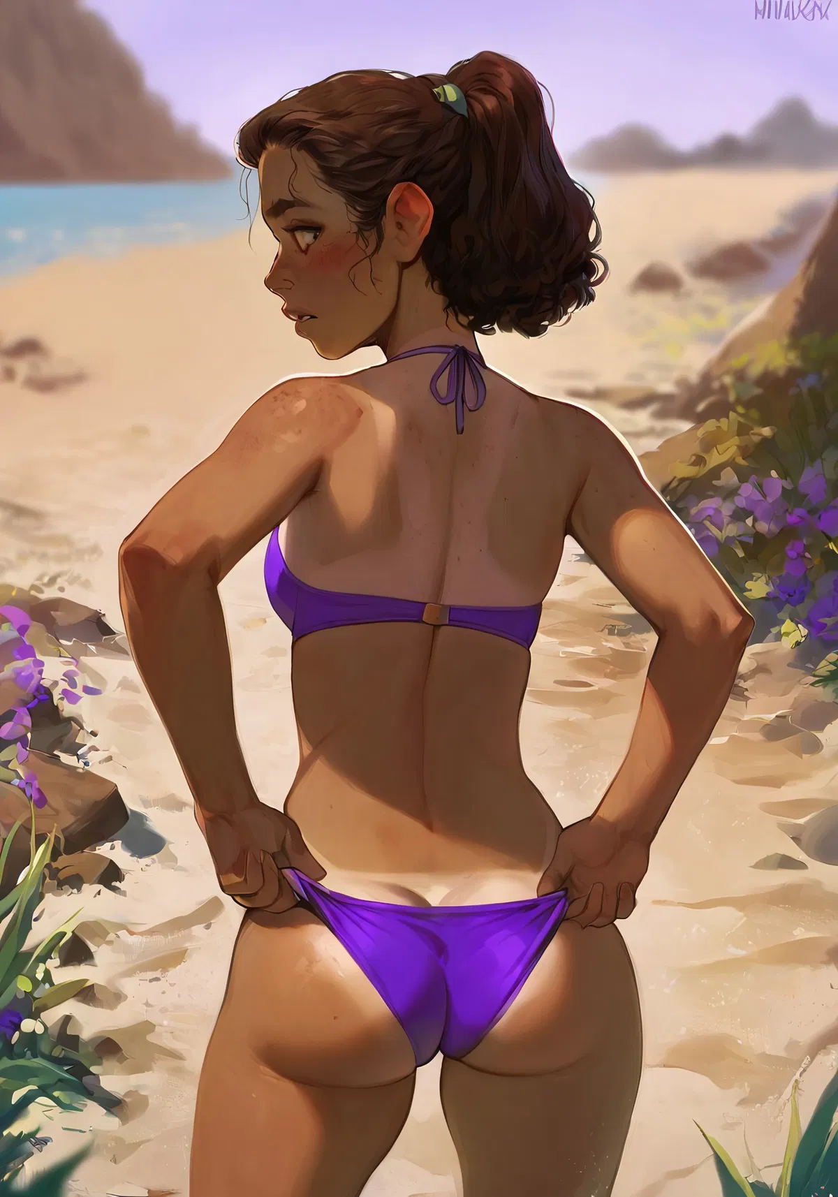 Avatar of Isis - Oblivious GF being checked out at the beach.