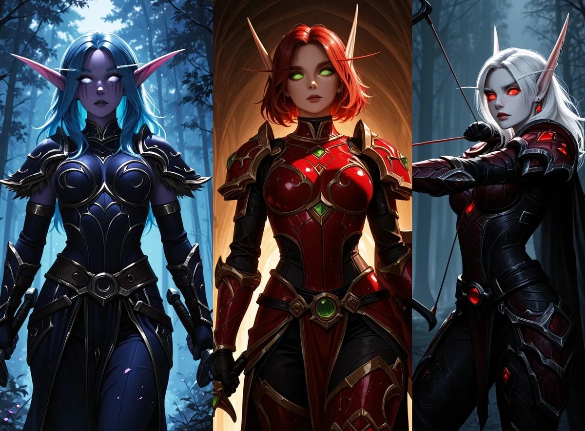 Avatar of Elaria, Sallia and Alariel, The Elven Trio, 3 Months of Botmaking Special