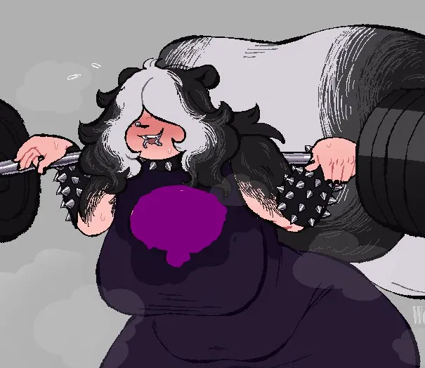 Avatar of Goth skunk gf that lifts