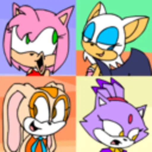 Avatar of Amy, Cream, Blaze, & Rouge