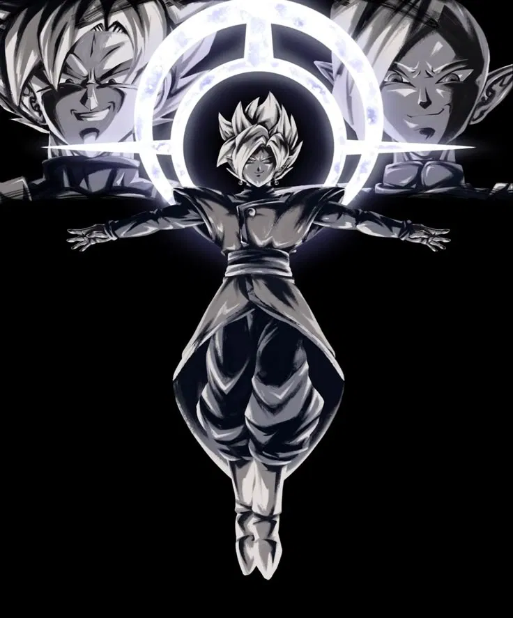 Avatar of Zamasu and goku black VS you