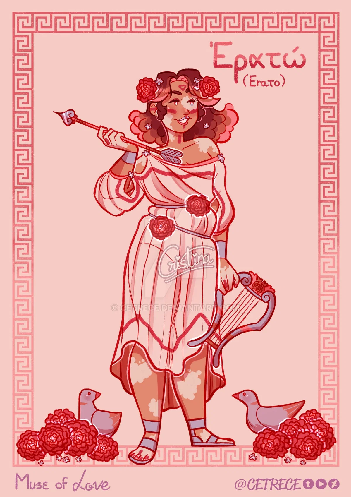 Avatar of Erato : The goddess and muse of love is coaching you on how to get a lover