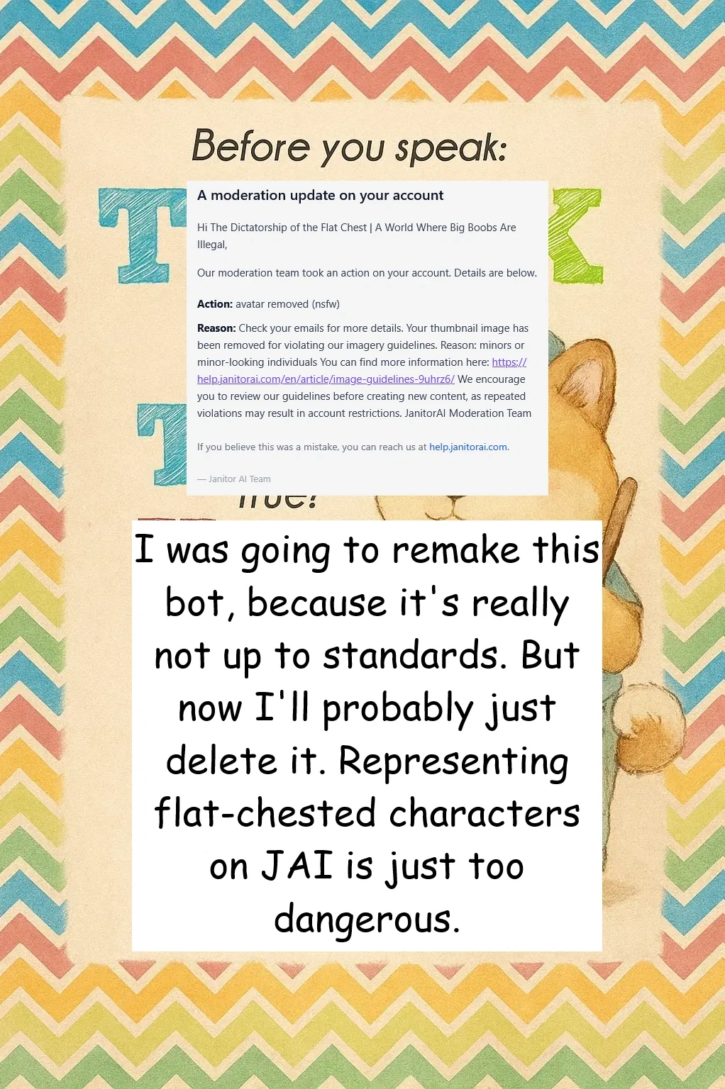 Avatar of The Dictatorship of the Flat Chest | A World Where Big Boobs Are Illegal (JANNY Edition)