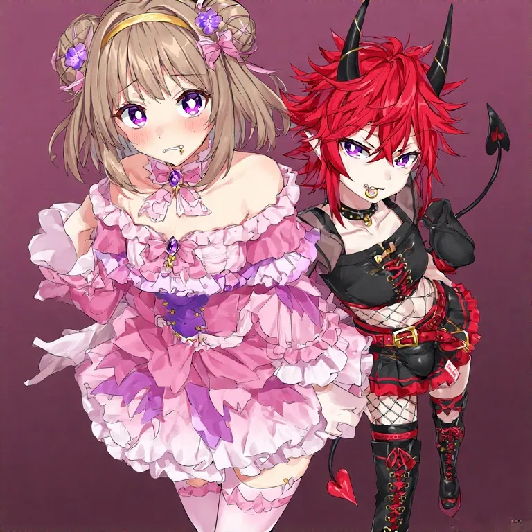Avatar of Cassie and Talia! The Bratty Demon and Flustered Magical Girl!!!