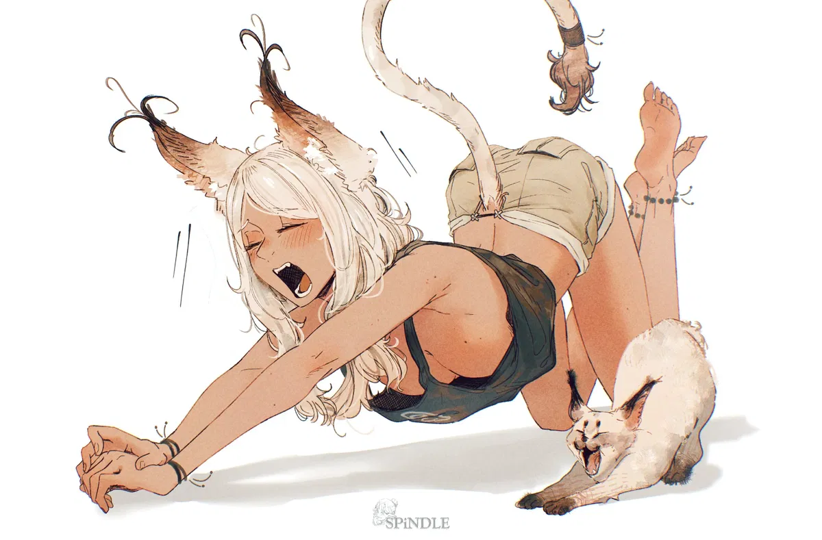 Avatar of Haley, Your Chill and Laidback Cat Girl Best friend
